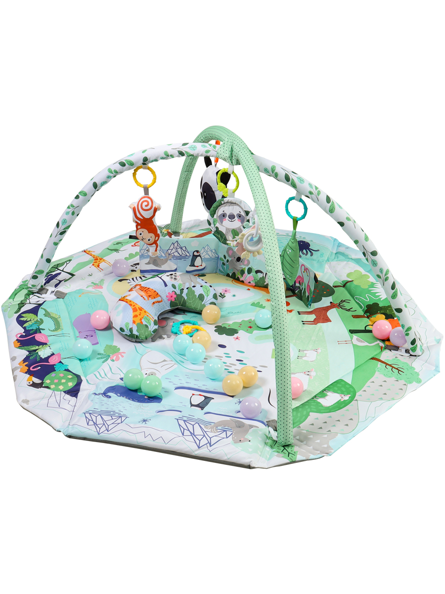 Коврик Рыжий кот с дугами, трансформер - фото 4