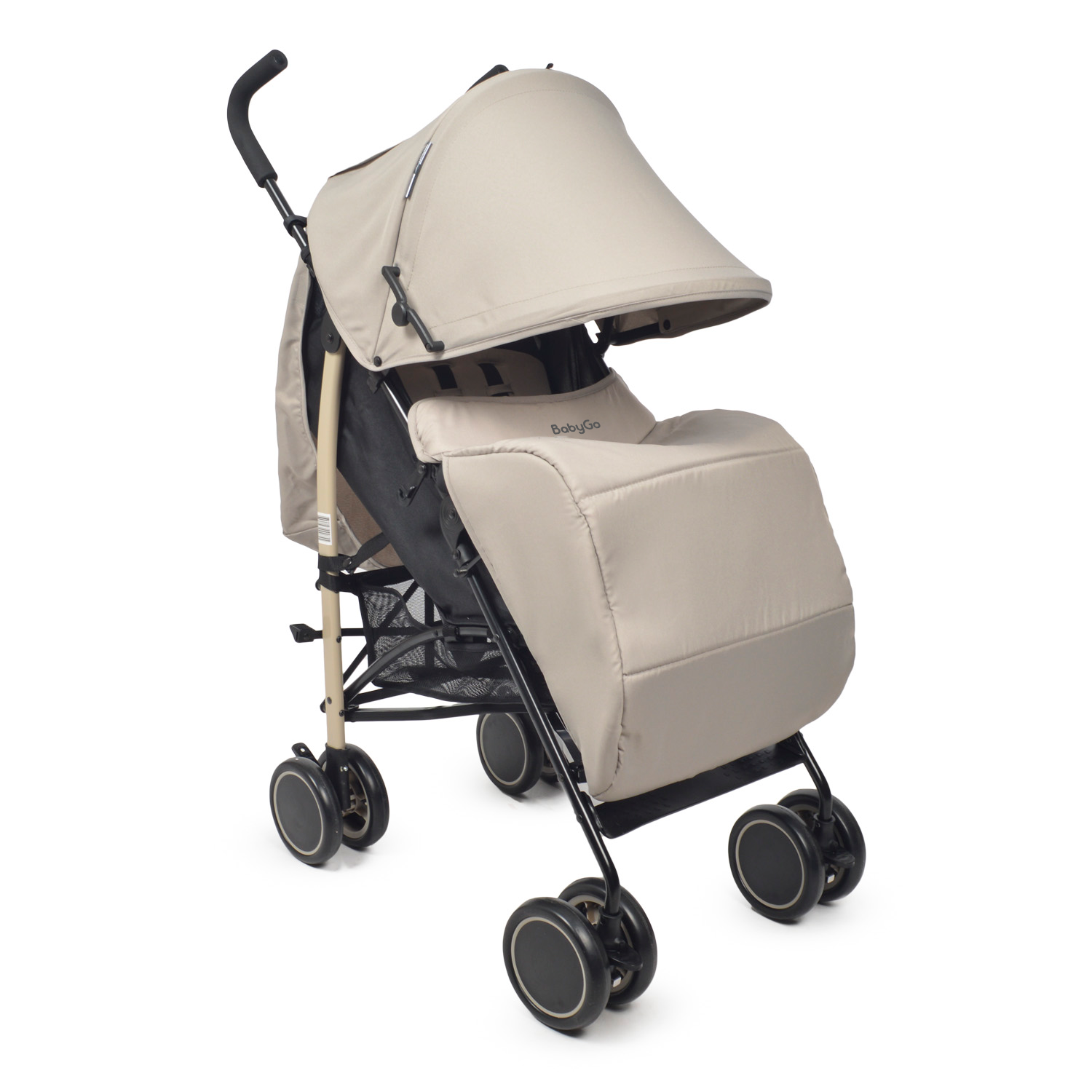 Коляска прогулочная BabyGo Ellipse New бежевый - фото 5