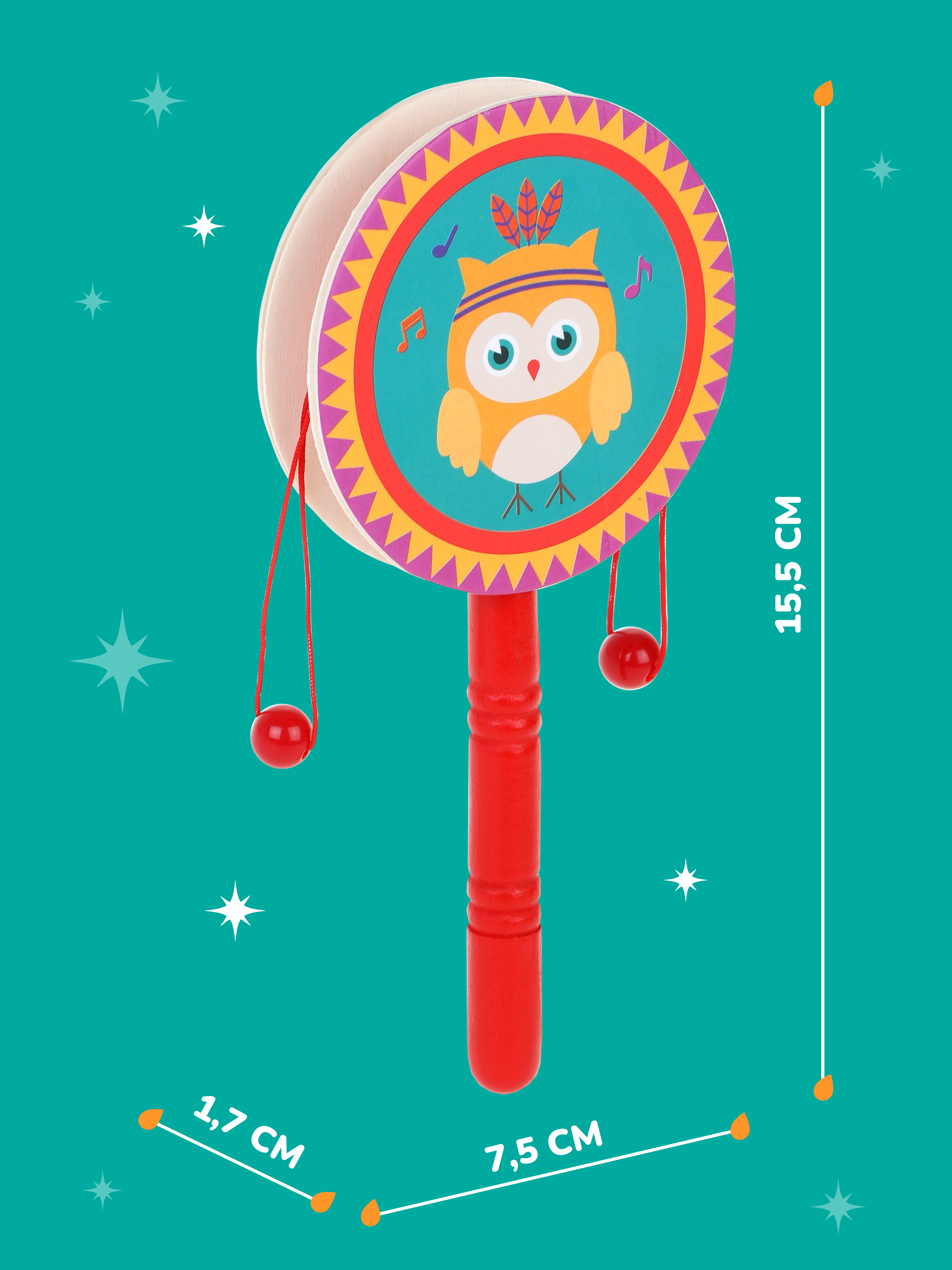 Игрушка музыкальная Mapacha барабаны - фото 3