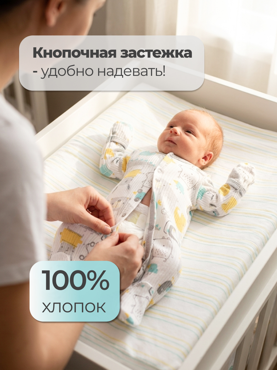 Комбинезон для недоношенных Эскимо 205-437 - фото 3