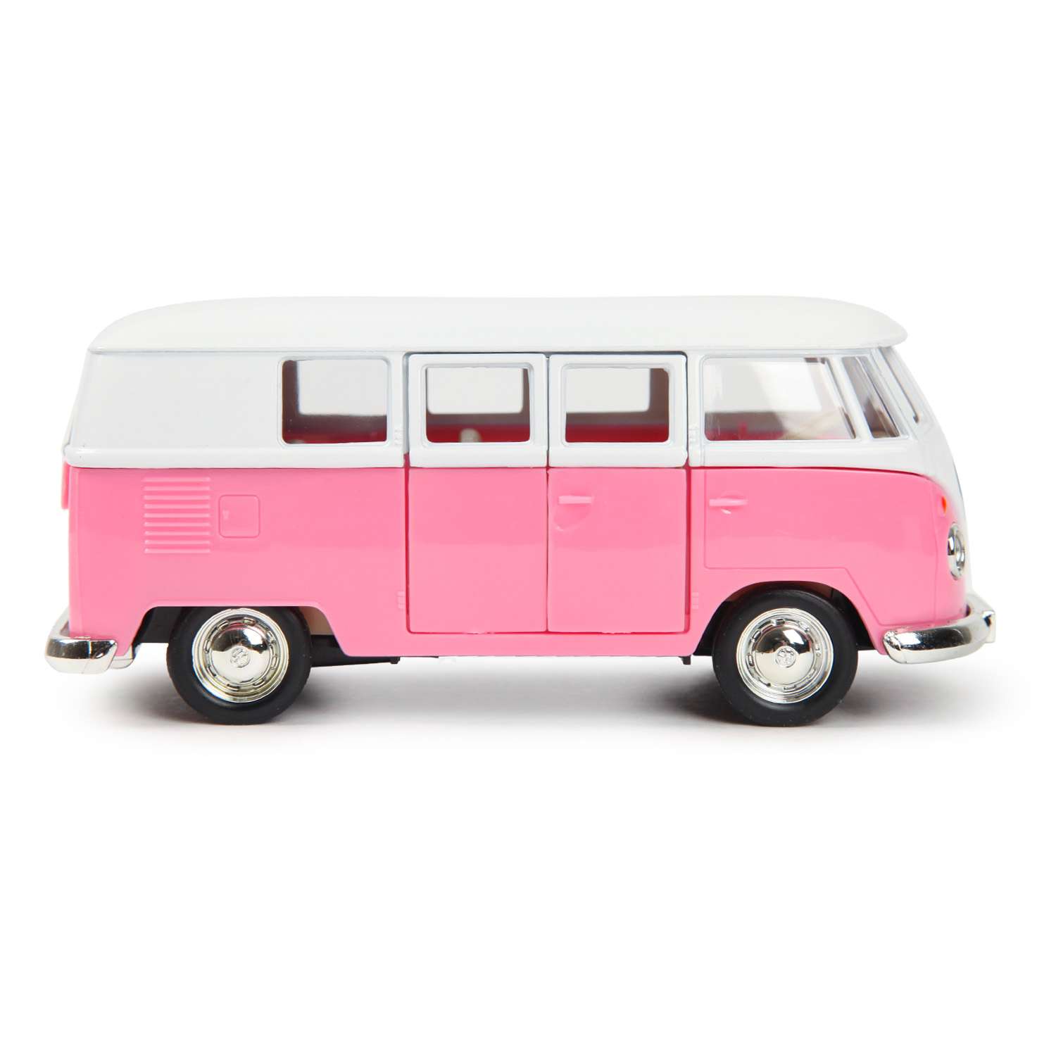 Автомобиль RMZ CITY Volkswagen Samba Bus розовый 544025(E) - фото 2