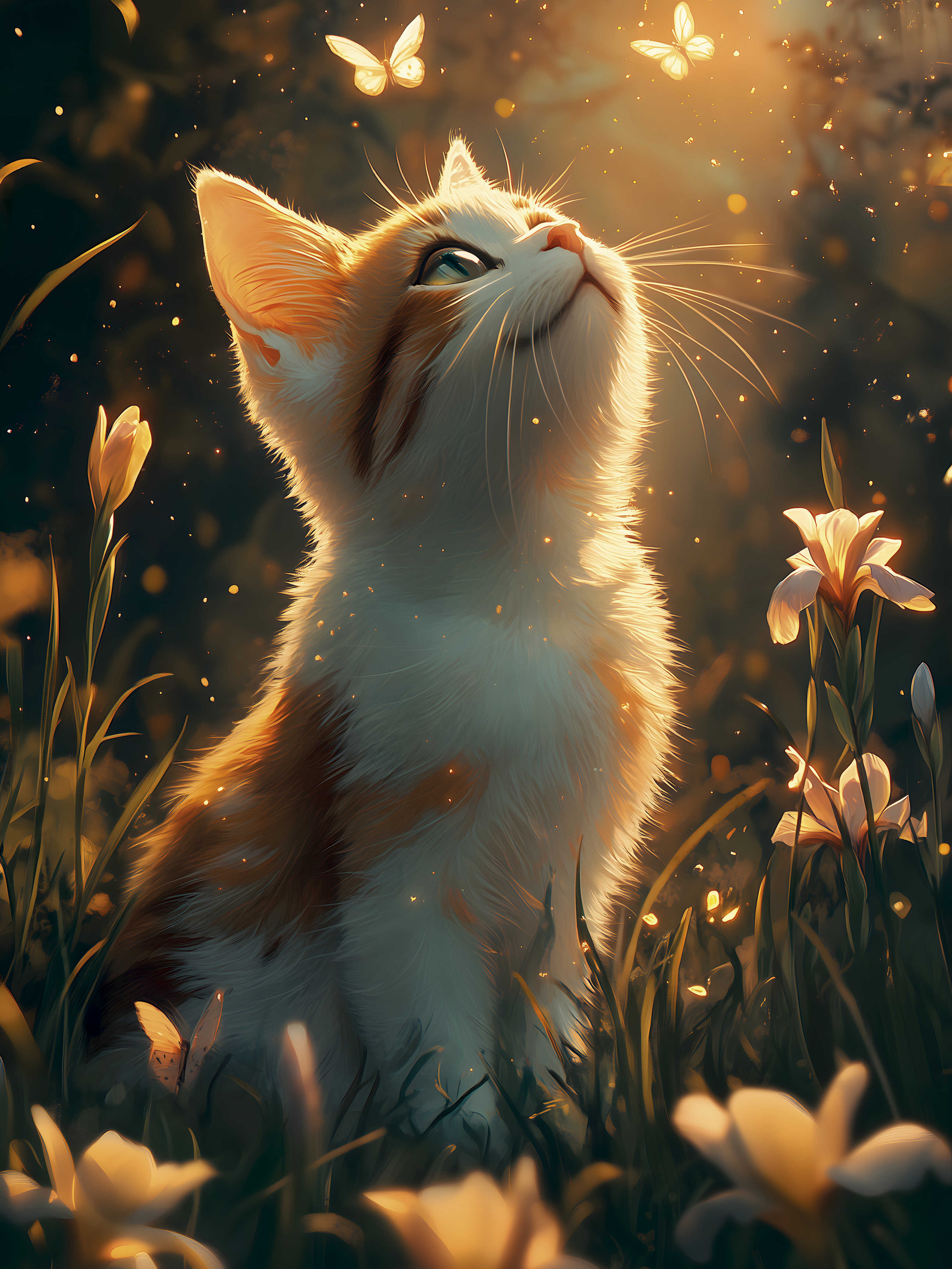 Алмазная мозаика Феникс + Кот - фото 2