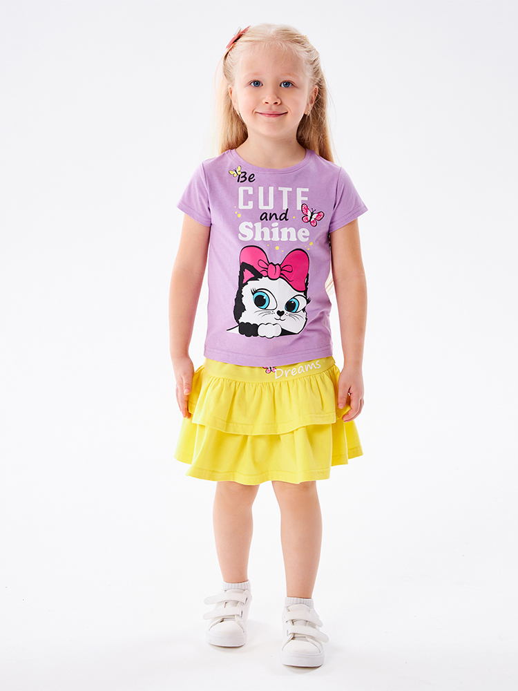 Футболка ME WE KG122-J102-601_Сиреневый - фото 2