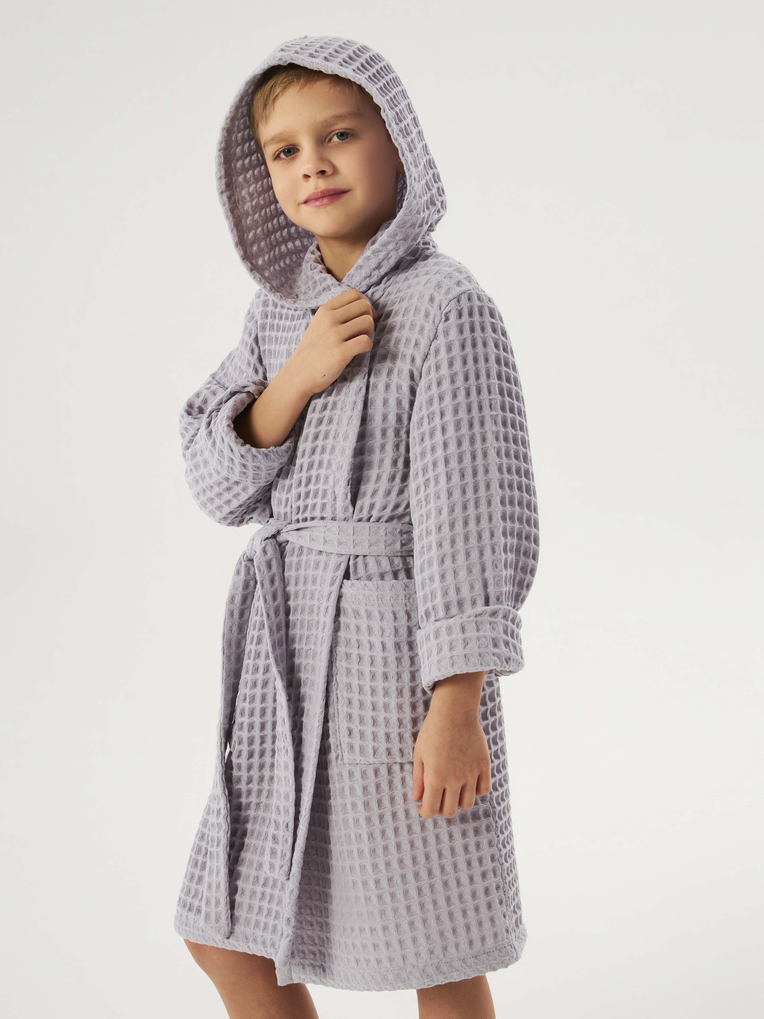 Халат Осьминожка 826-11/серый - фото 15