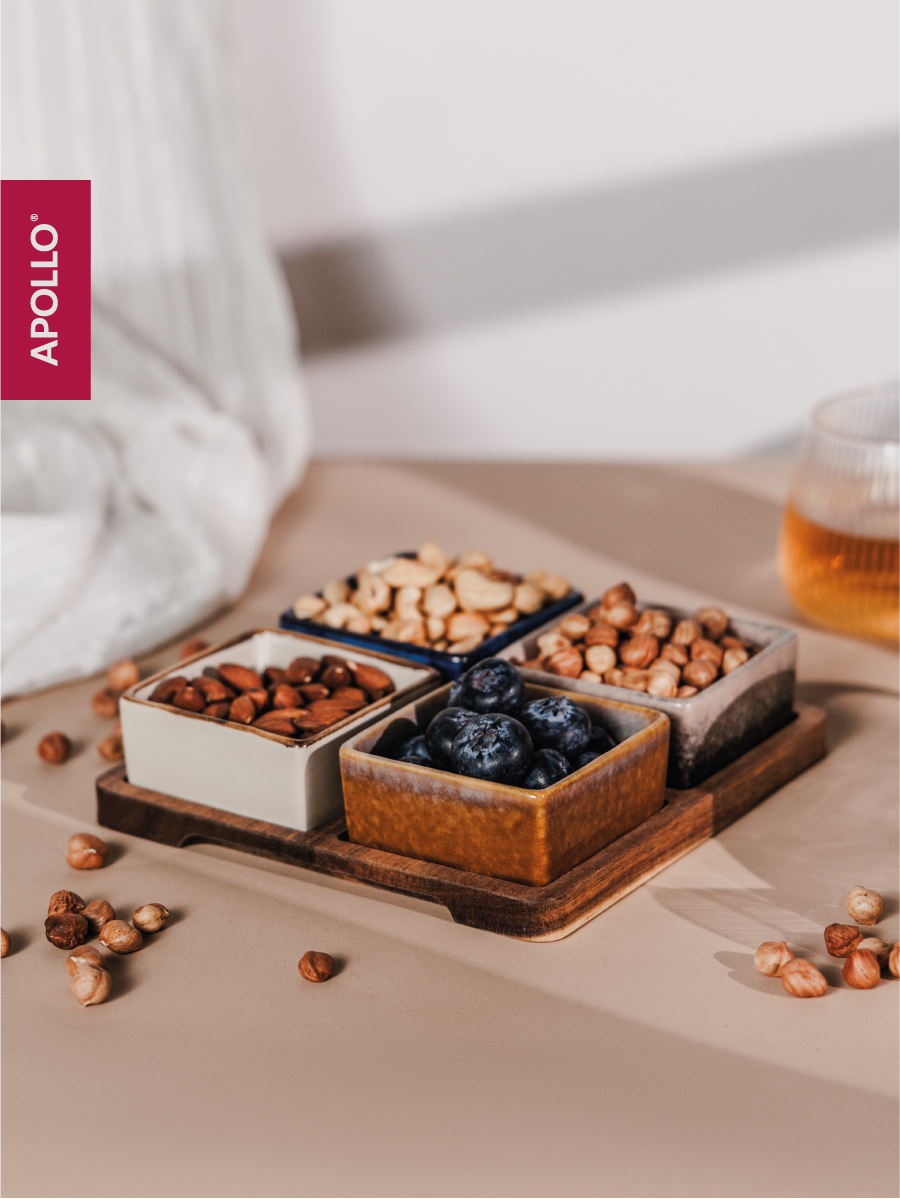 Менажница с подставкой APOLLO 4 предмета - фото 1