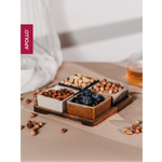 Менажница с подставкой APOLLO 4 предмета