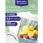 Художественная бумага Brauberg 10 лист.