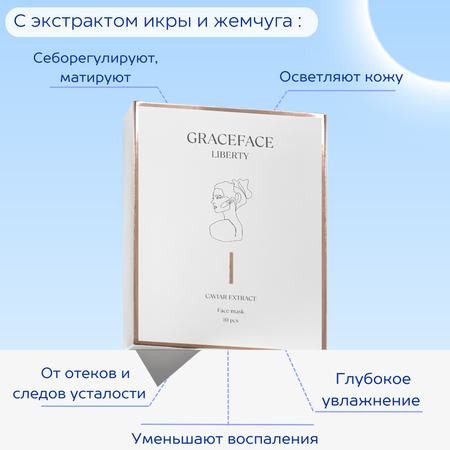 Маска GraceFACE 10 шт.