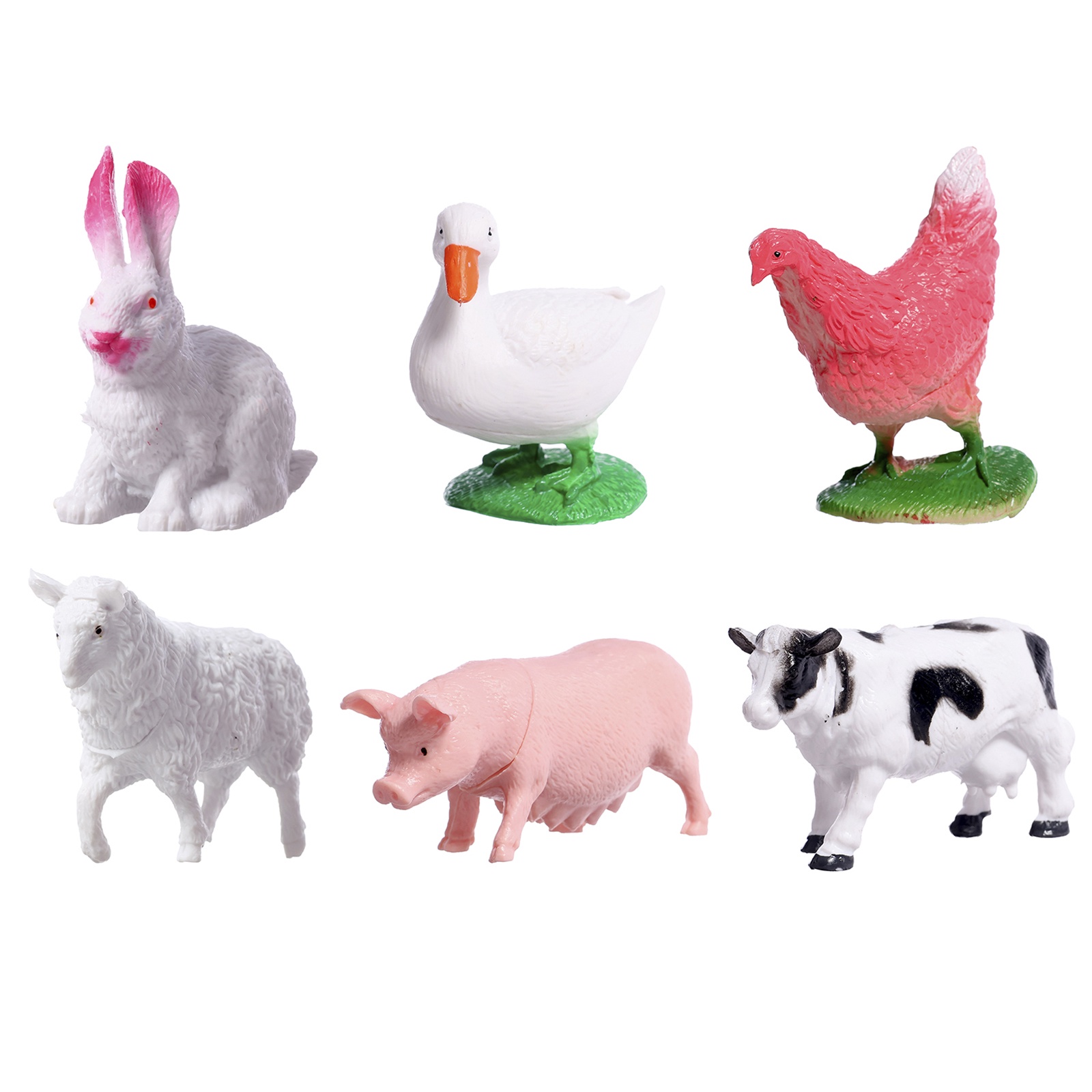 Игровой набор WOOW TOYS «Моя ферма», 6 животных - фото 4