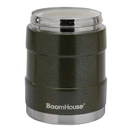 Термос BoomHouse для чая кофе еды 1200 мл с широким горлом и ремешком походный