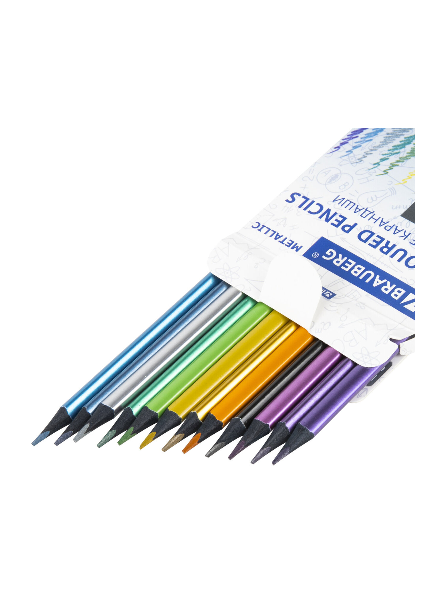 Карандаши цветные Brauberg 12 шт. - фото 10