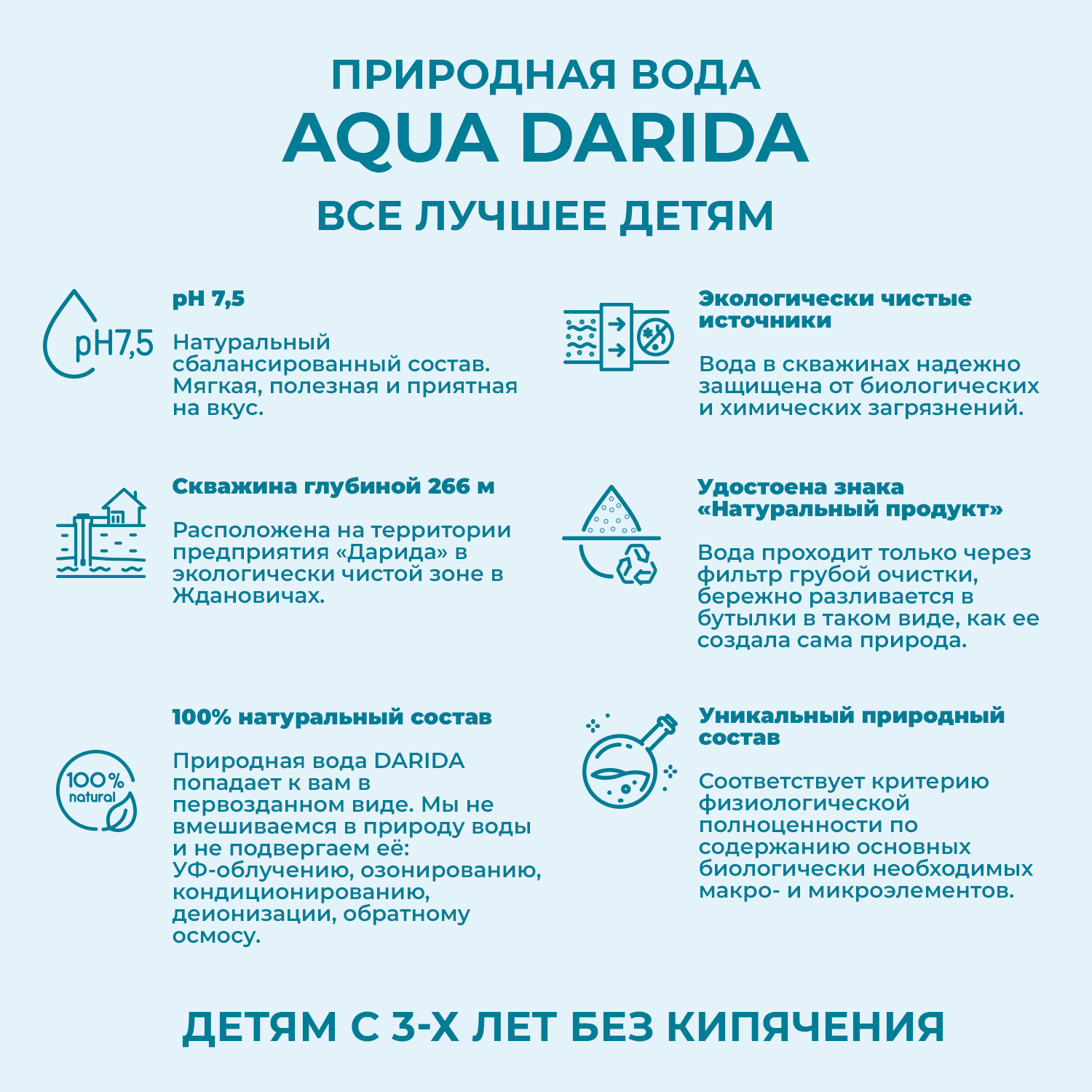 Вода питьевая Darida природная негазированная 5.55л - фото 2