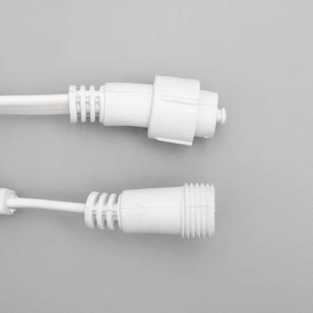 Гирлянда Luazon «Занавес» 2 × 9 м IP44 УМС белая нить 1800 LED свечение синее 220 В