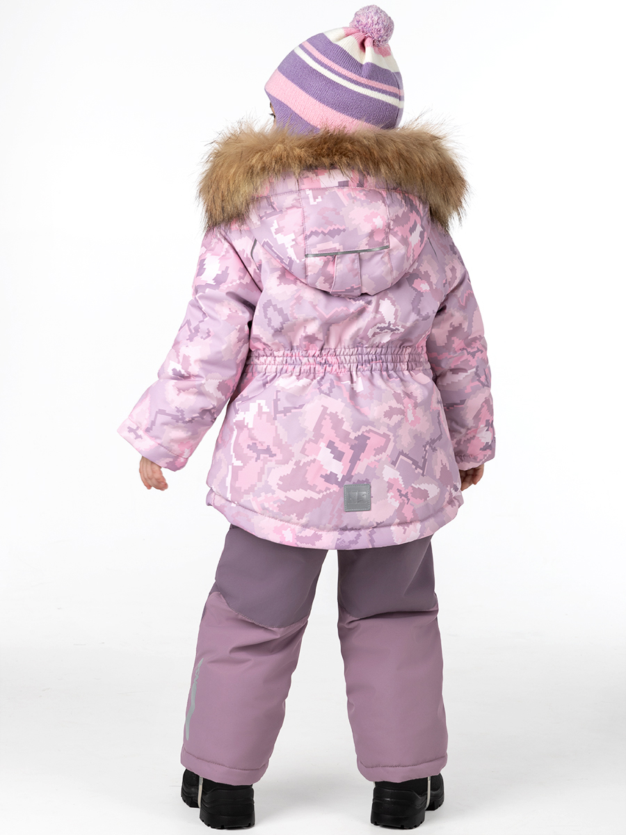 Куртка и полукомбинезон NIKASTYLE 7з0624 роза/орхидея - фото 4
