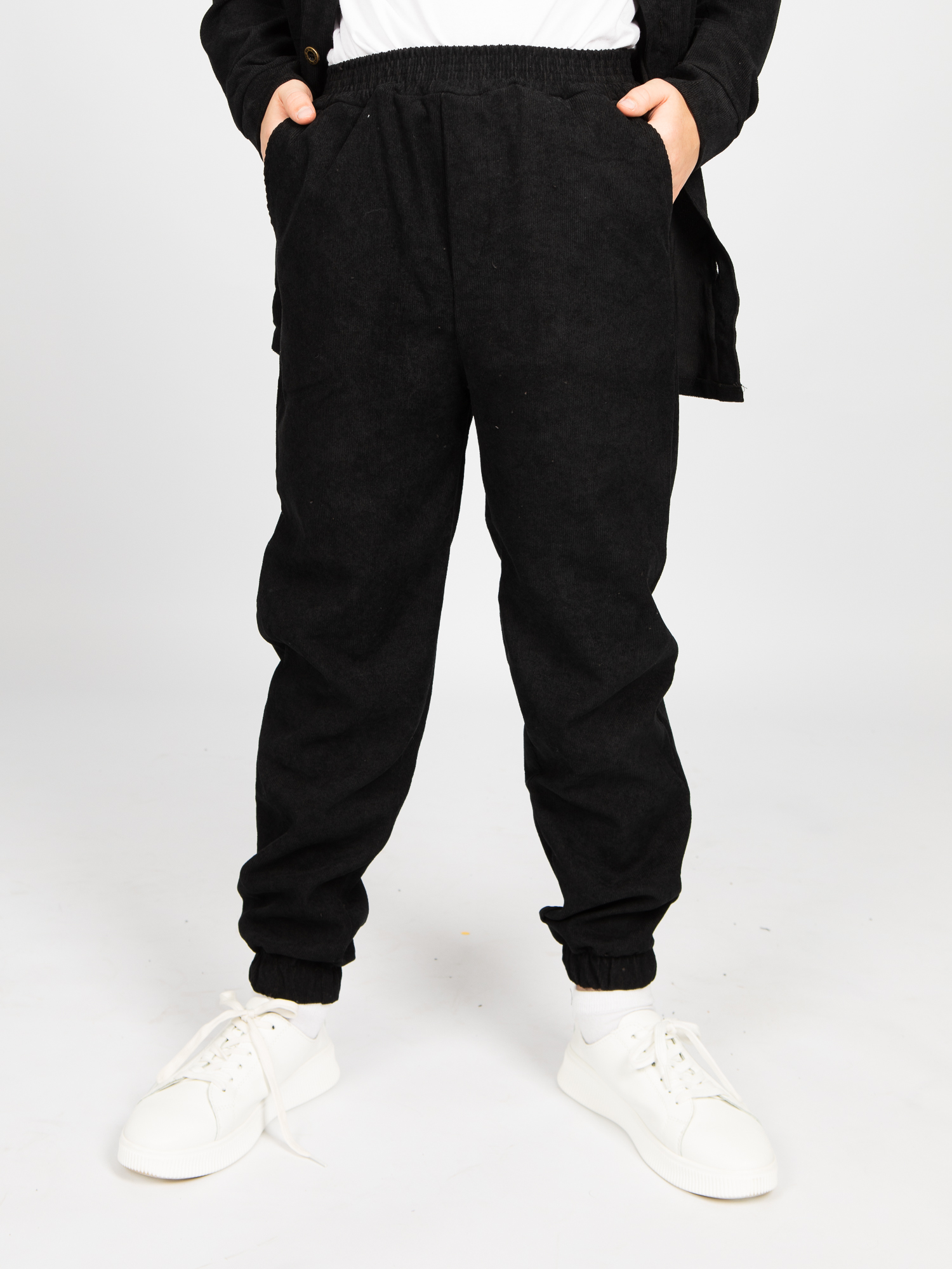 Костюм ЛАДОШКИ Костюм Вельвет черный - фото 14