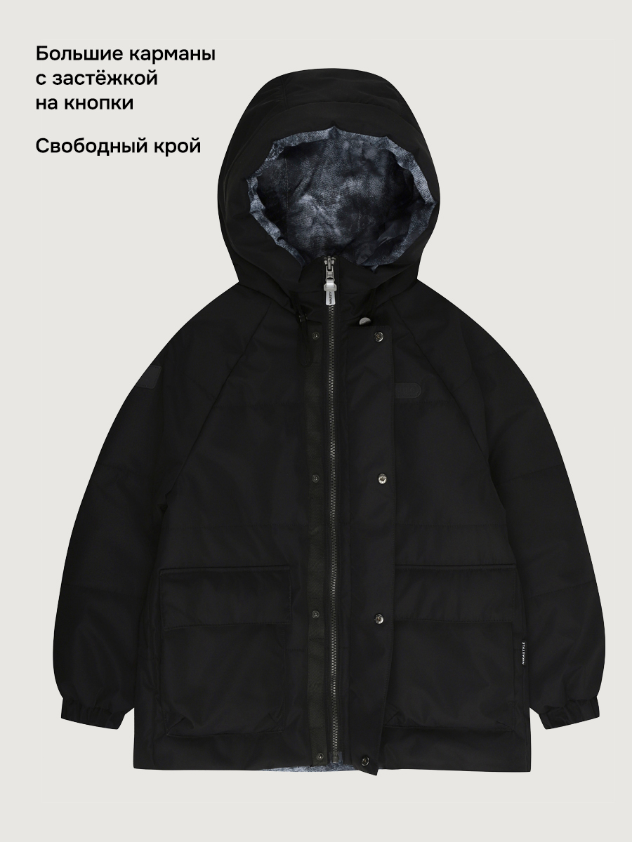 Куртка NIKASTYLE 4м10726 черный - фото 3