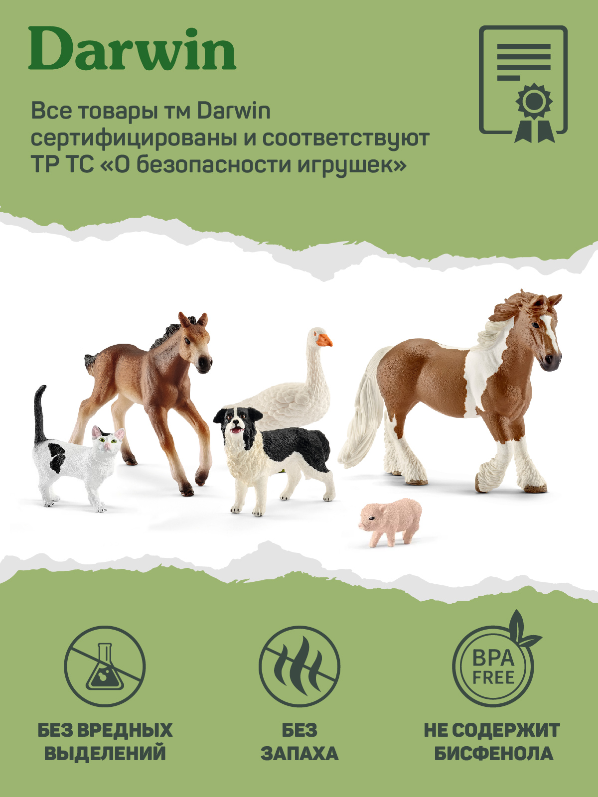 Фигурка DARWIN Птицы Куриное семейство - фото 6