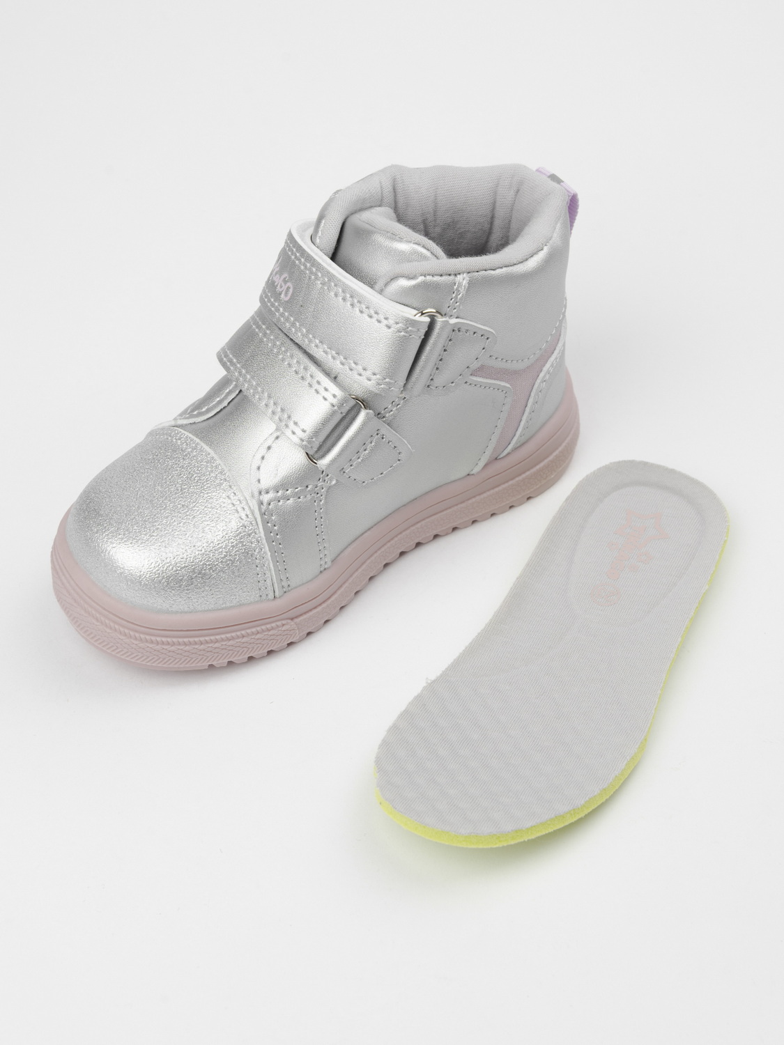 Ботинки TikkaGo 2V16_772607_silver-pink - фото 8