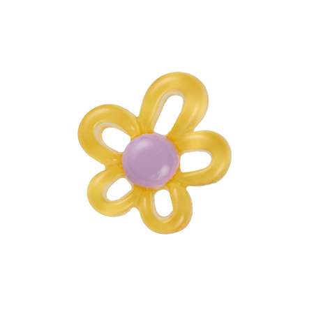 Solomeya Набор украшений для расчески, Радуга, 5 шт./Set of charms for hair brush, Rainbow, 5 pcs.