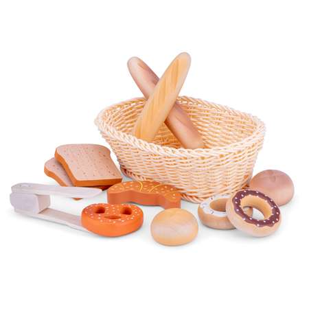 Игровой набор New Classic Toys продукты, тележки и корзинки