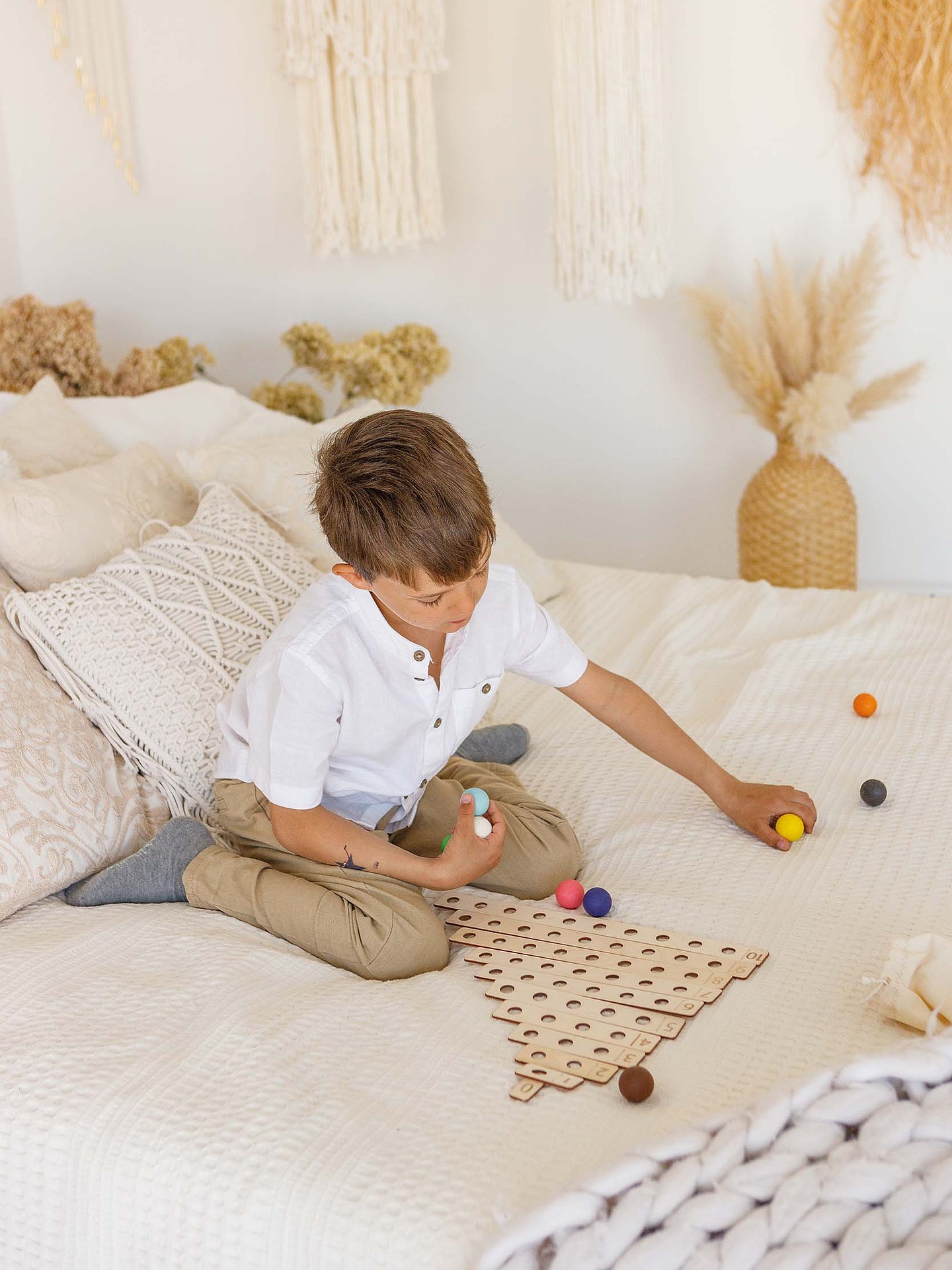 Развивающая игра Ulanik деревянные Счётные дощечки - фото 2