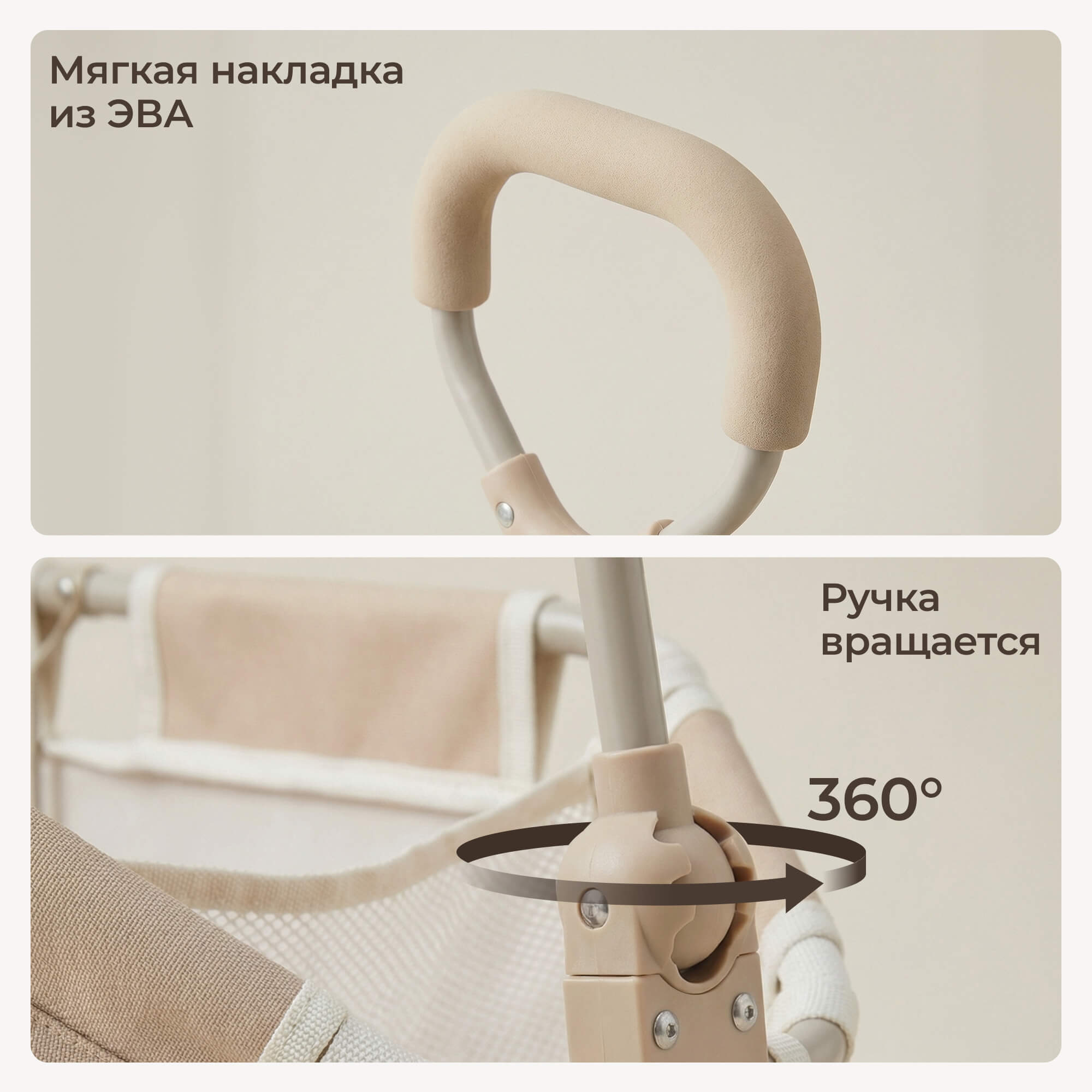 Коляска-люлька для кукол UNIX Kids DOLLCARTCL - фото 8