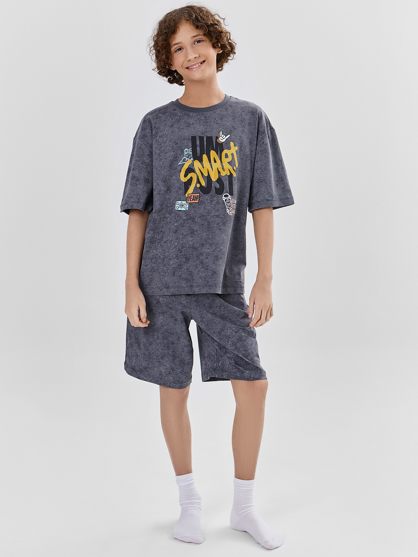 Пижама Mark Formelle (Марк Формэль) 563341/потертости на графите - фото 1