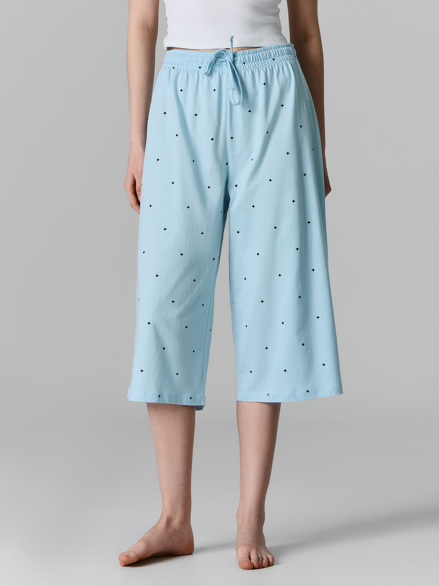 Бриджи Mark Formelle (Марк Формэль) 522249/ромбики на голубой дымке - фото 3