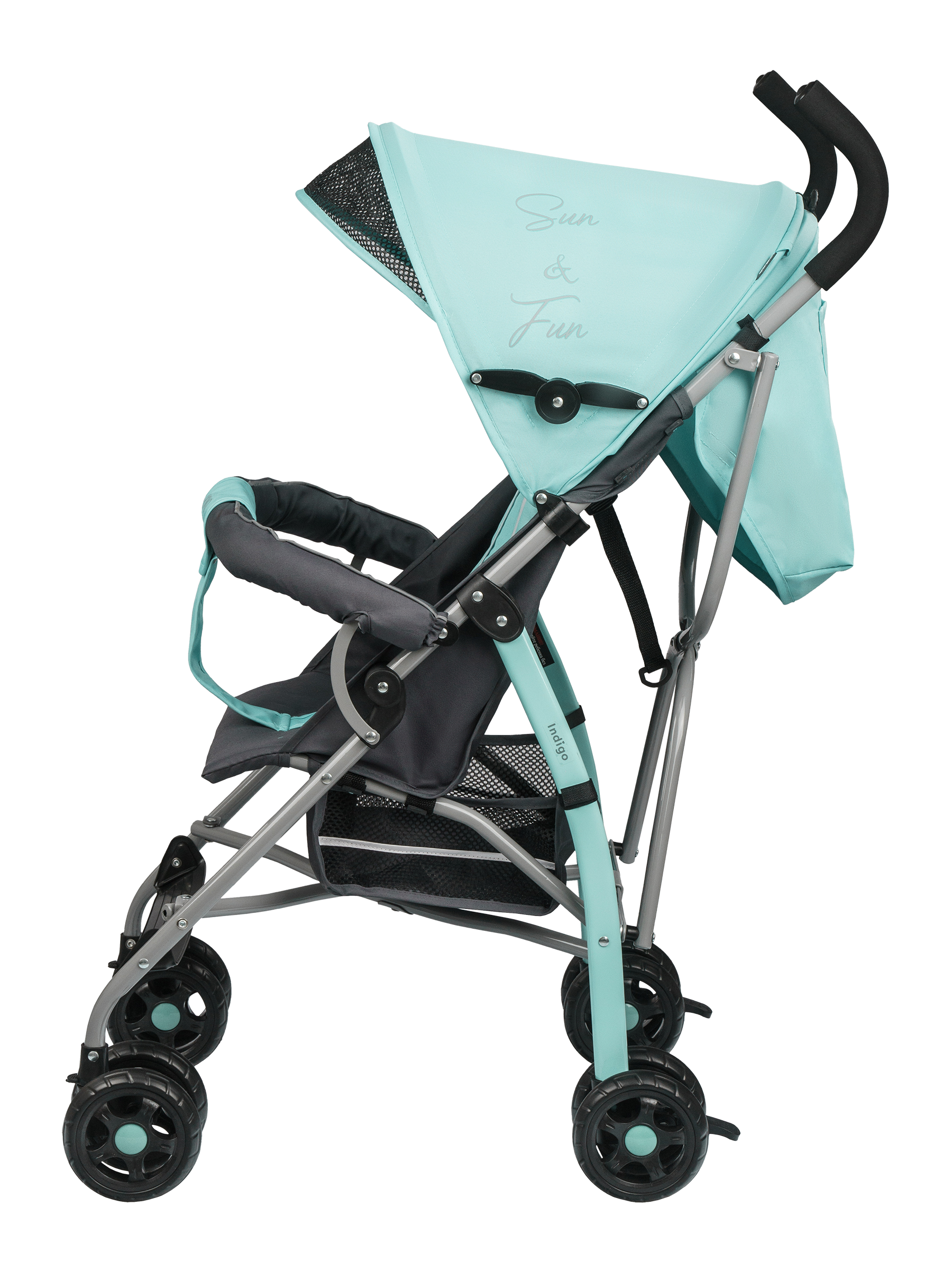 Коляска прогулочная Indigo Bono мятный - фото 10