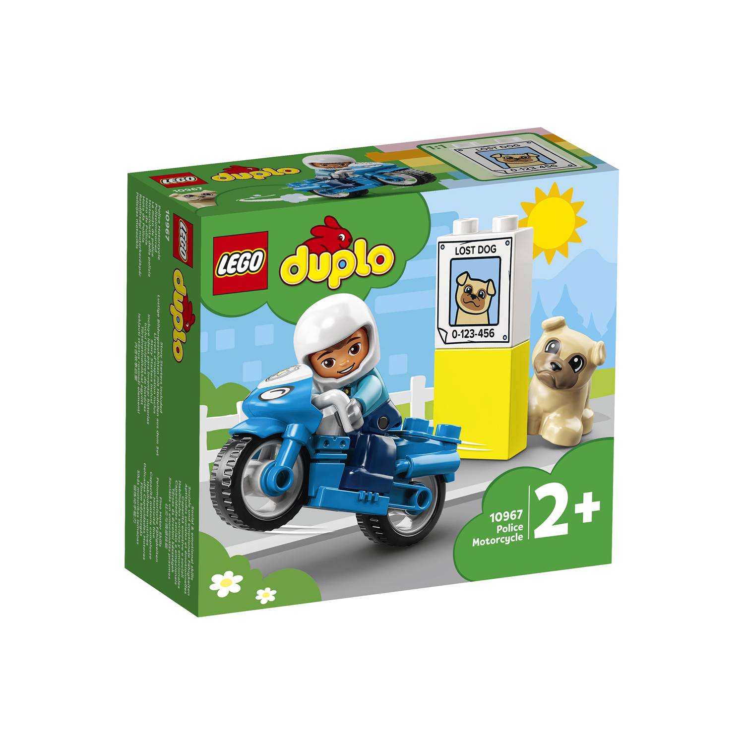 Конструктор LEGO DUPLO Полицейский мотоцикл - фото 13