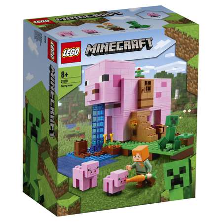 Конструктор LEGO Minecraft Дом-свинья блочный
