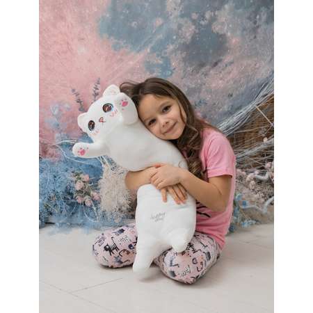 Игрушка Кот батон КупиКота белый 70 см