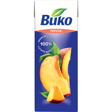 Нектар 200 мл х 24 шт. ВИКО Персиковый с мякотью
