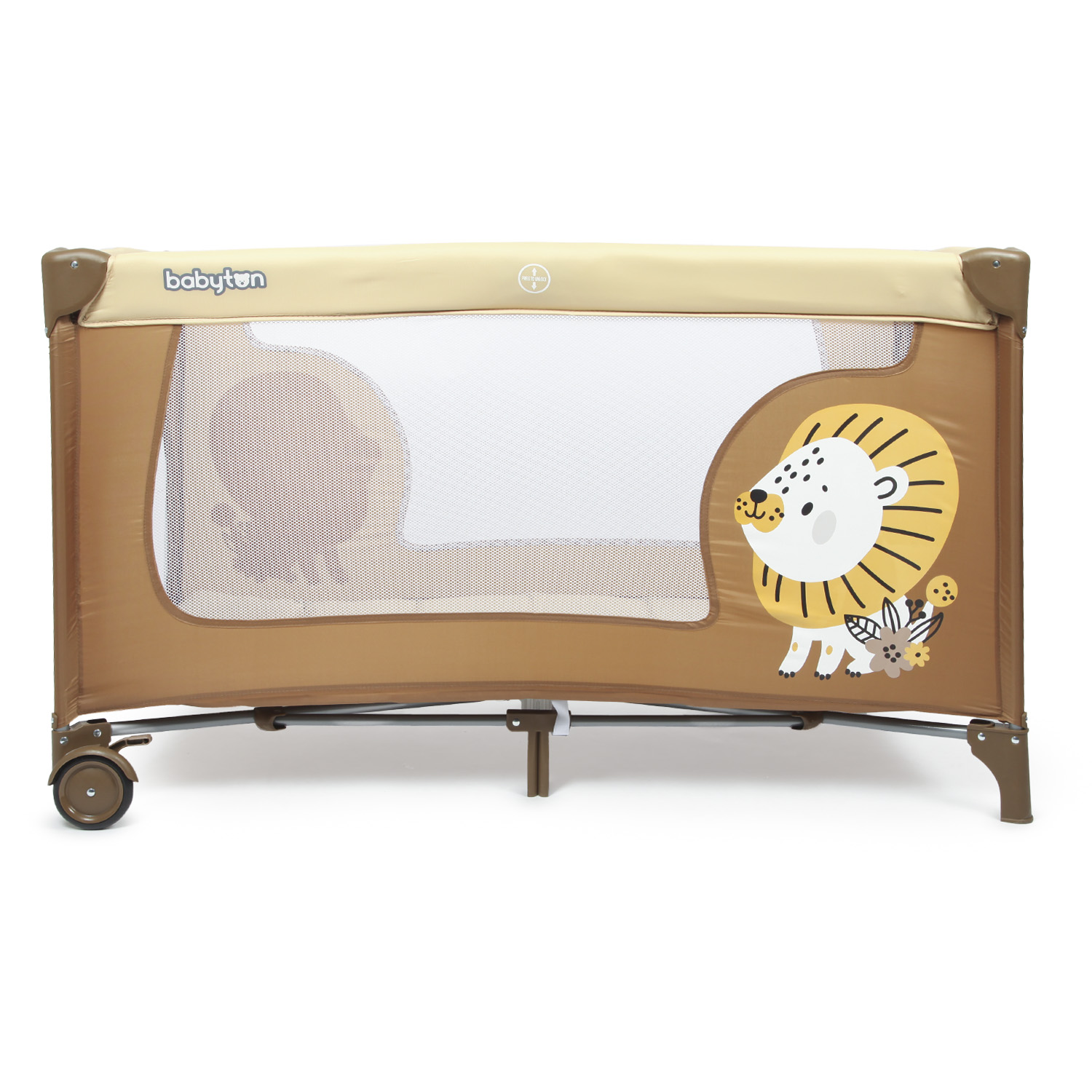 Манеж Babyton Play box Beige P612 - фото 10