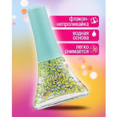 Бьюти-Бокс лак для ногтей LUKKY peel-off 7 штук наклейки для одежды набор бусин