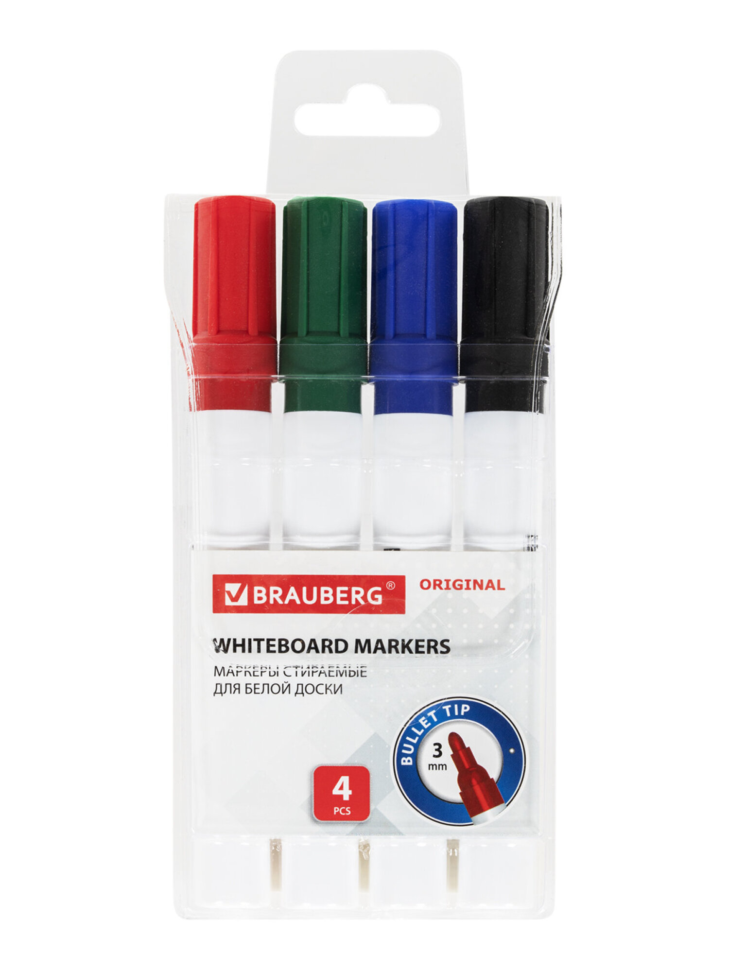 Маркеры Brauberg 4 шт. - фото 6