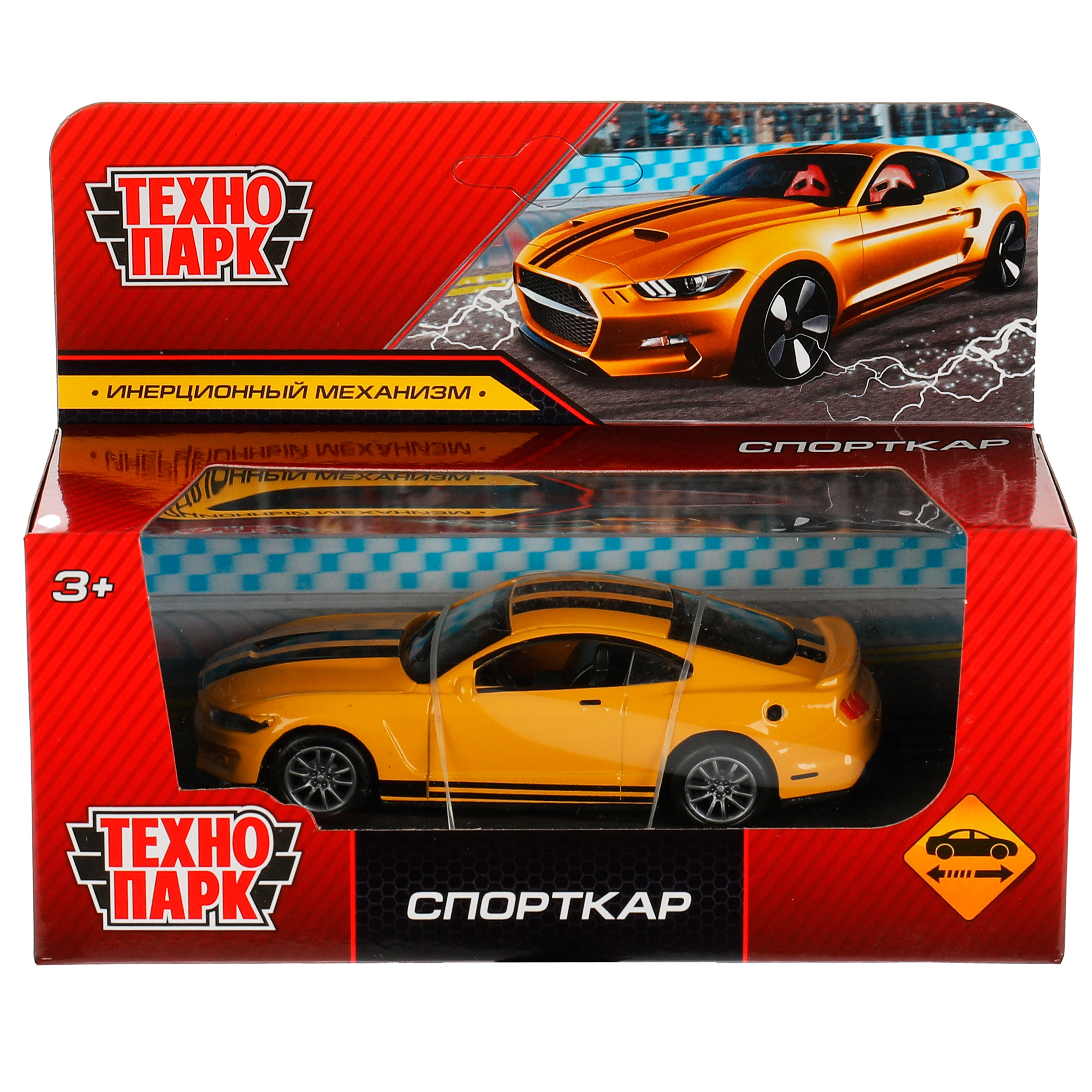 Автомобиль Технопарк Спорткар 336123 - фото 1