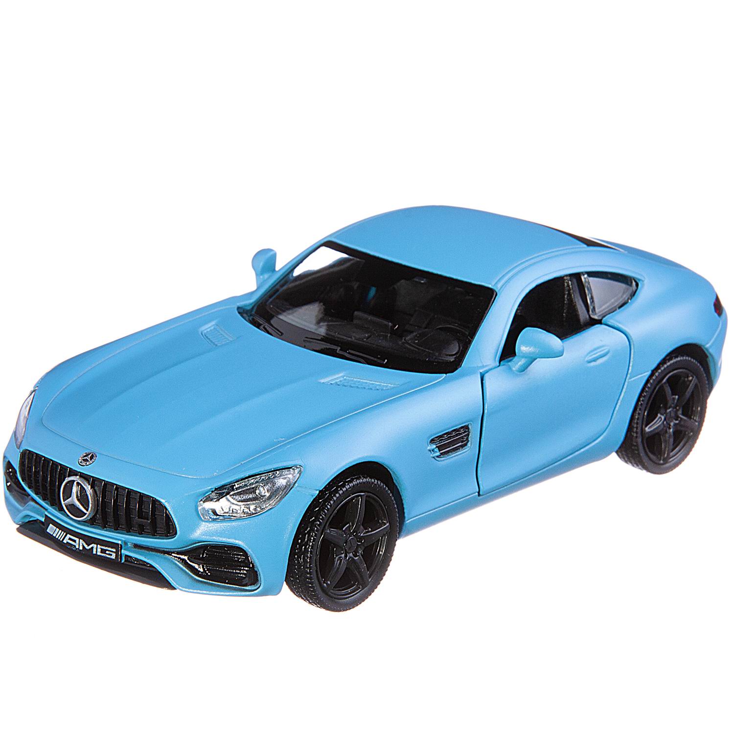 Автомобиль Uni-Fortune Mercedes 1:32 голубой 554988M(C) - фото 4