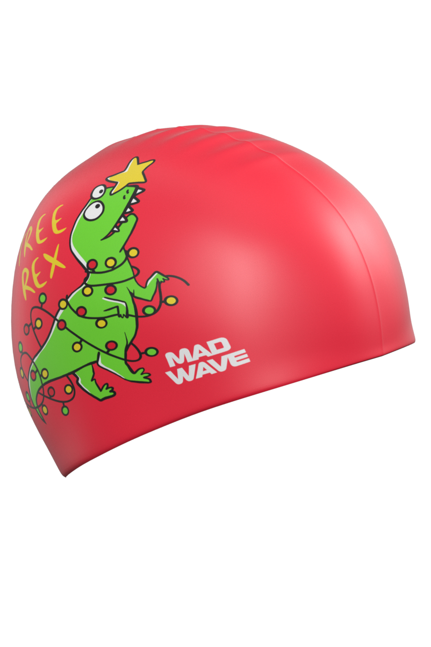 Шапочка в бассейн Mad Wave Happy New Year - фото 1
