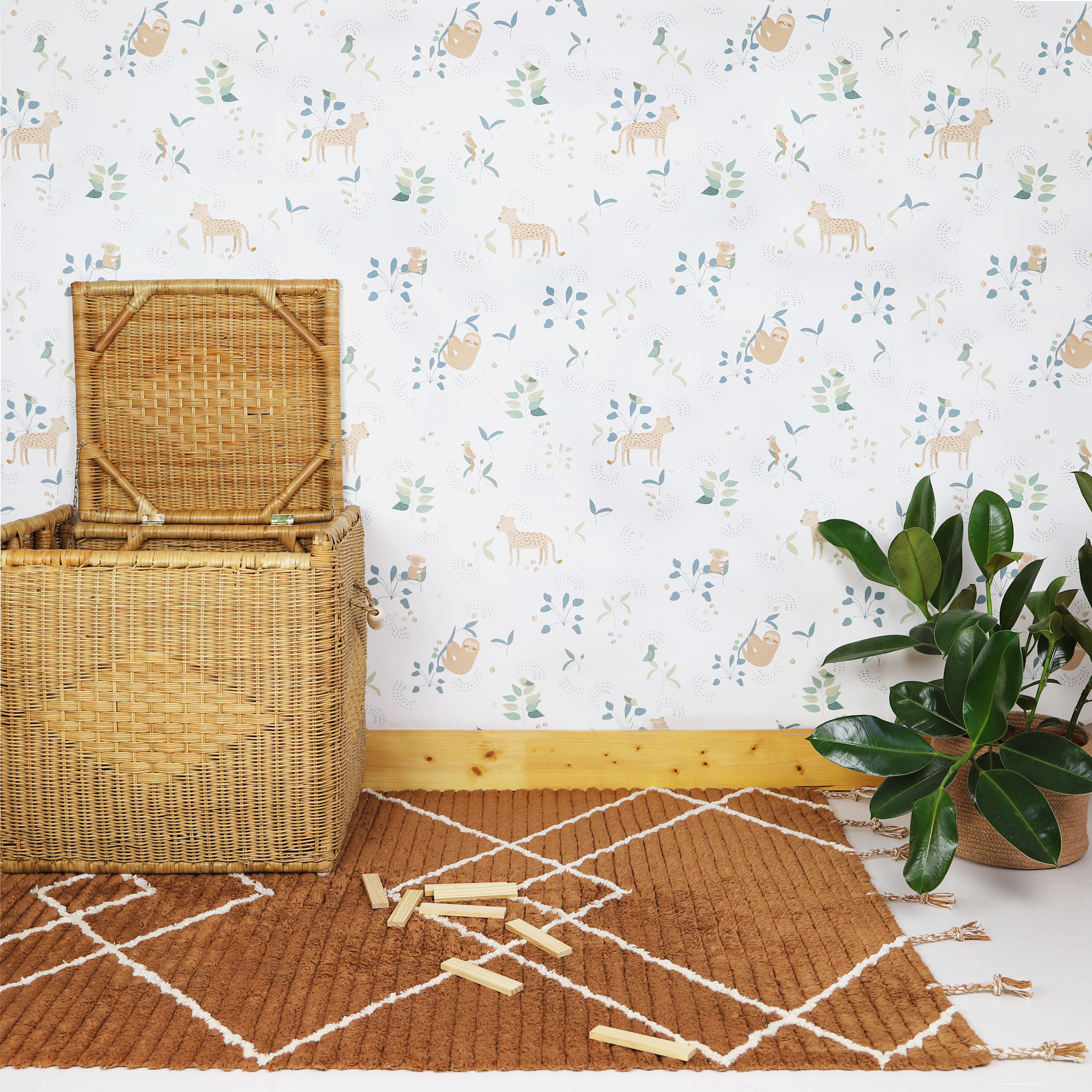 Ковёр Nattiot LÄSSA TOFFEE M 135 x 190 см - фото 6