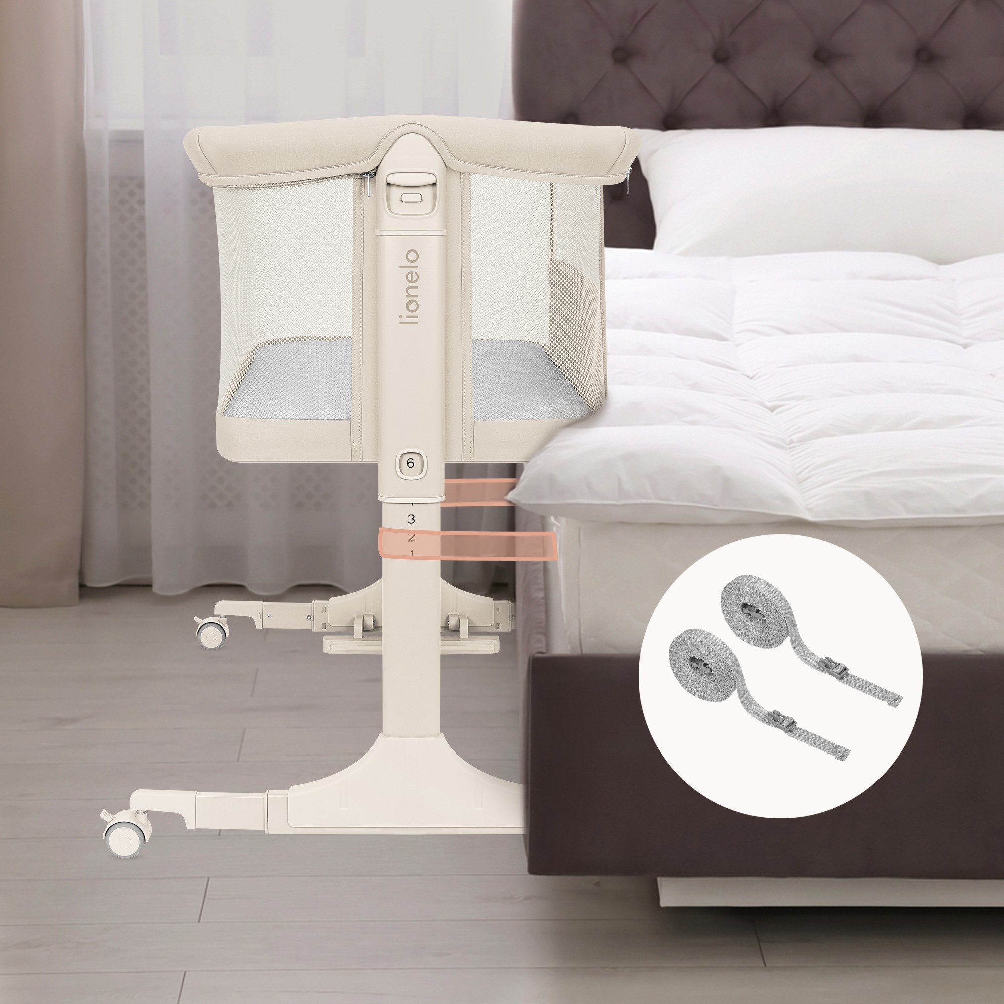 Колыбель Lionelo Pari бежевый - фото 3