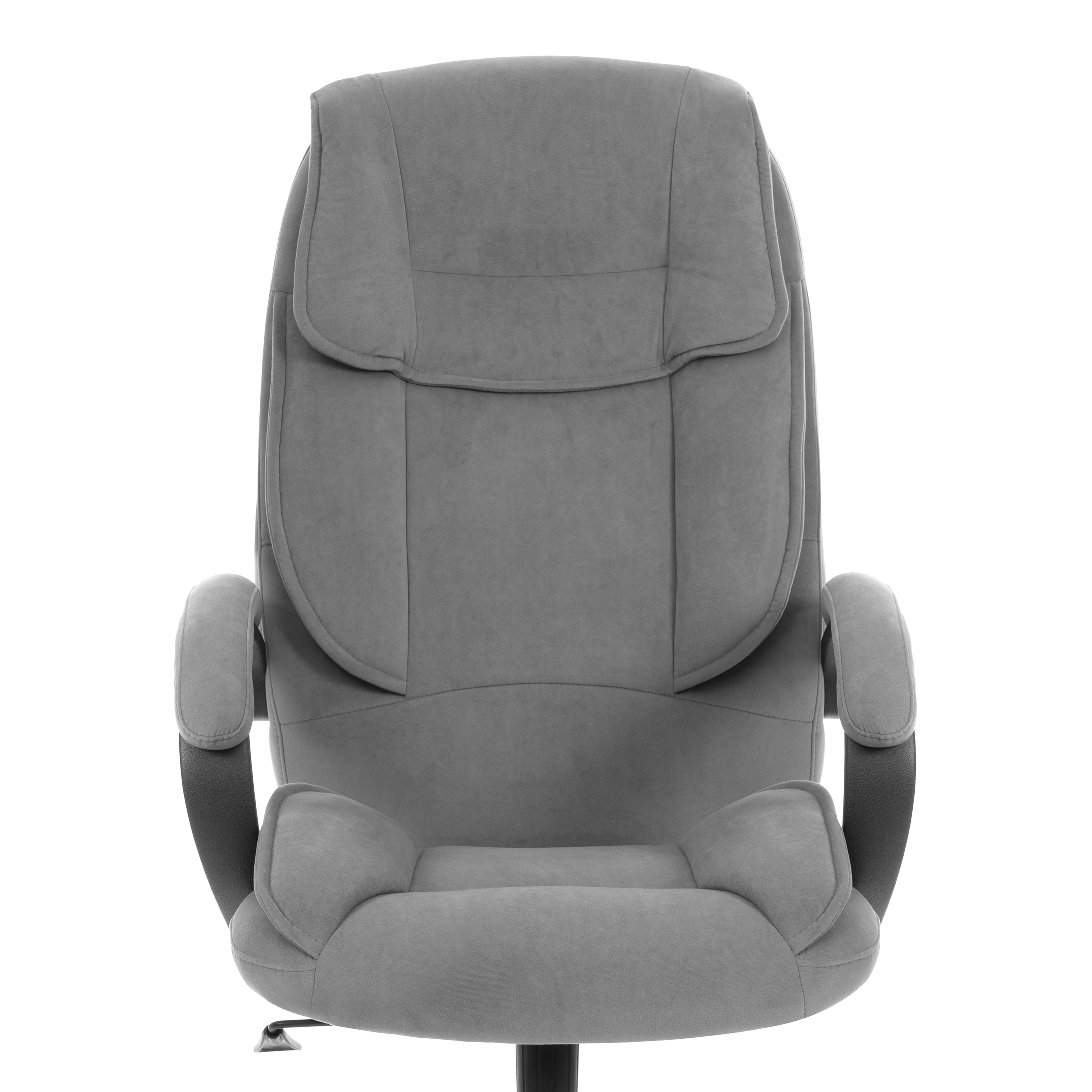 Компьютерное кресло TETCHAIR велюр серый - фото 7