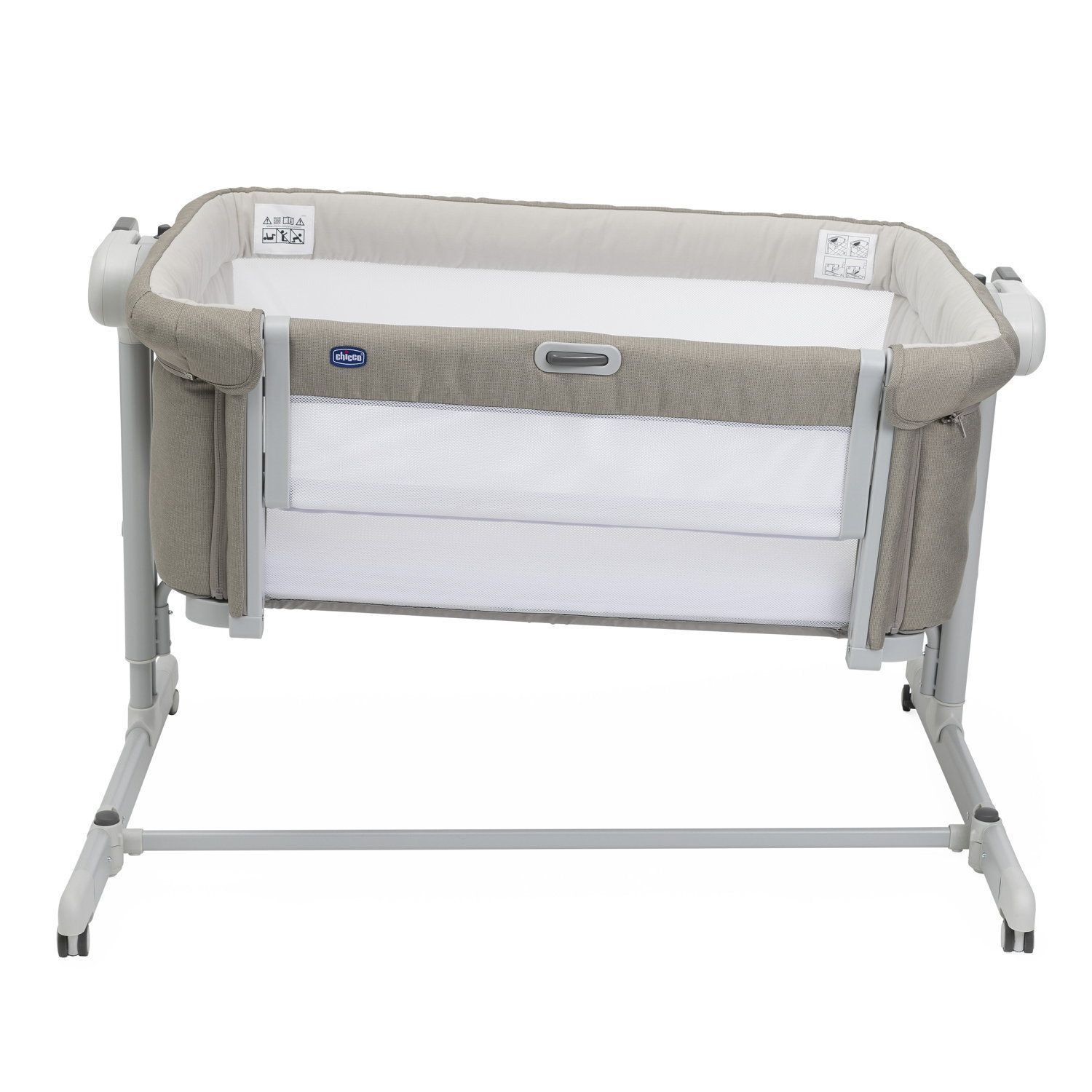 Детская кроватка Chicco Next2Me Magic Evo с рождения до 6 месяцев Desert Taupe, без маятника (ясень) - фото 20