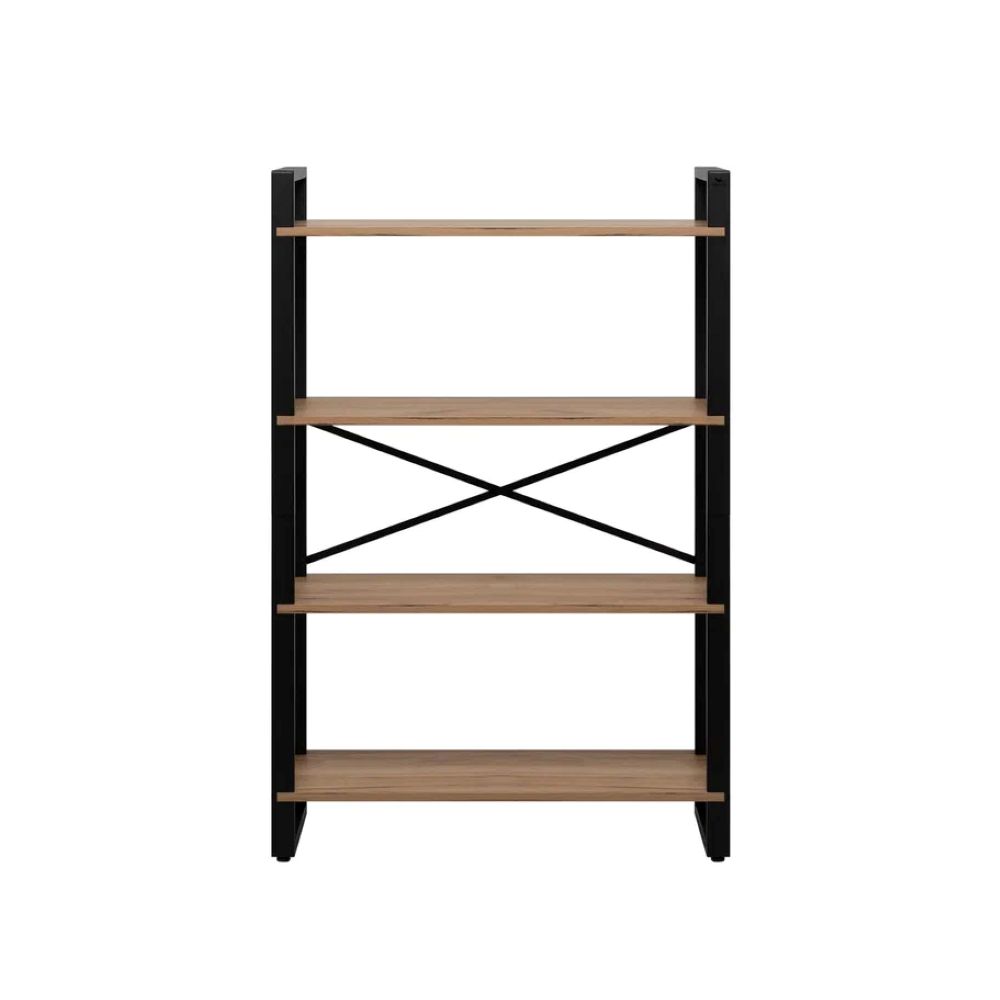 Стеллаж Leset Стилвуд 134 Черный/Дуб крафт золотой - фото 5