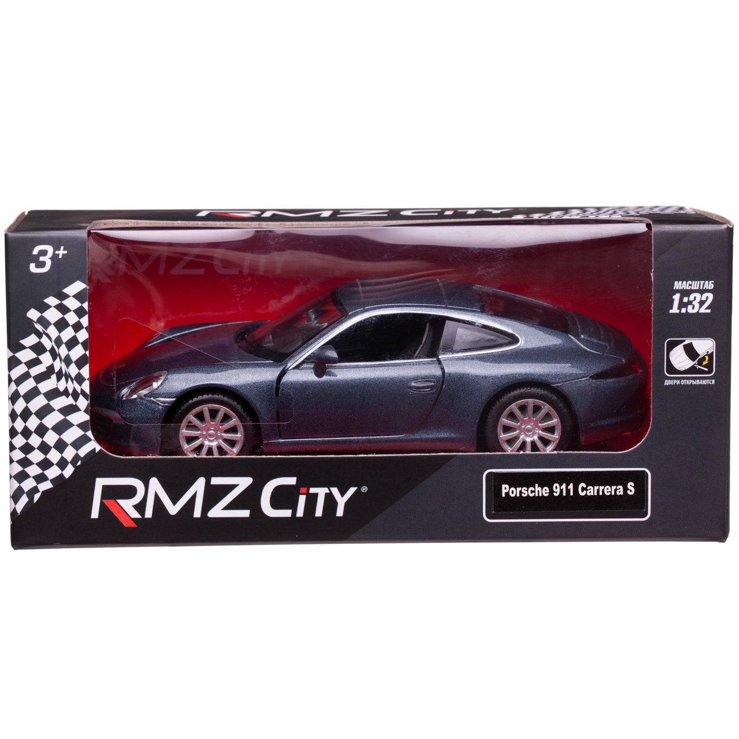 Автомобиль Uni-Fortune Porsche 1:32 554010-BLU - фото 1