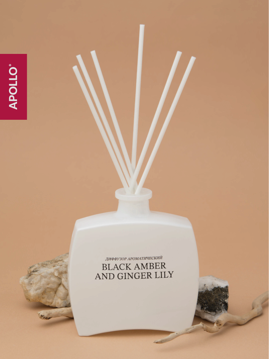 Ароматический диффузор APOLLO амбра и лилия 100 мл - фото 6