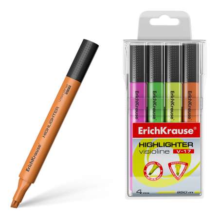 Маркеры ErichKrause 4 цв.