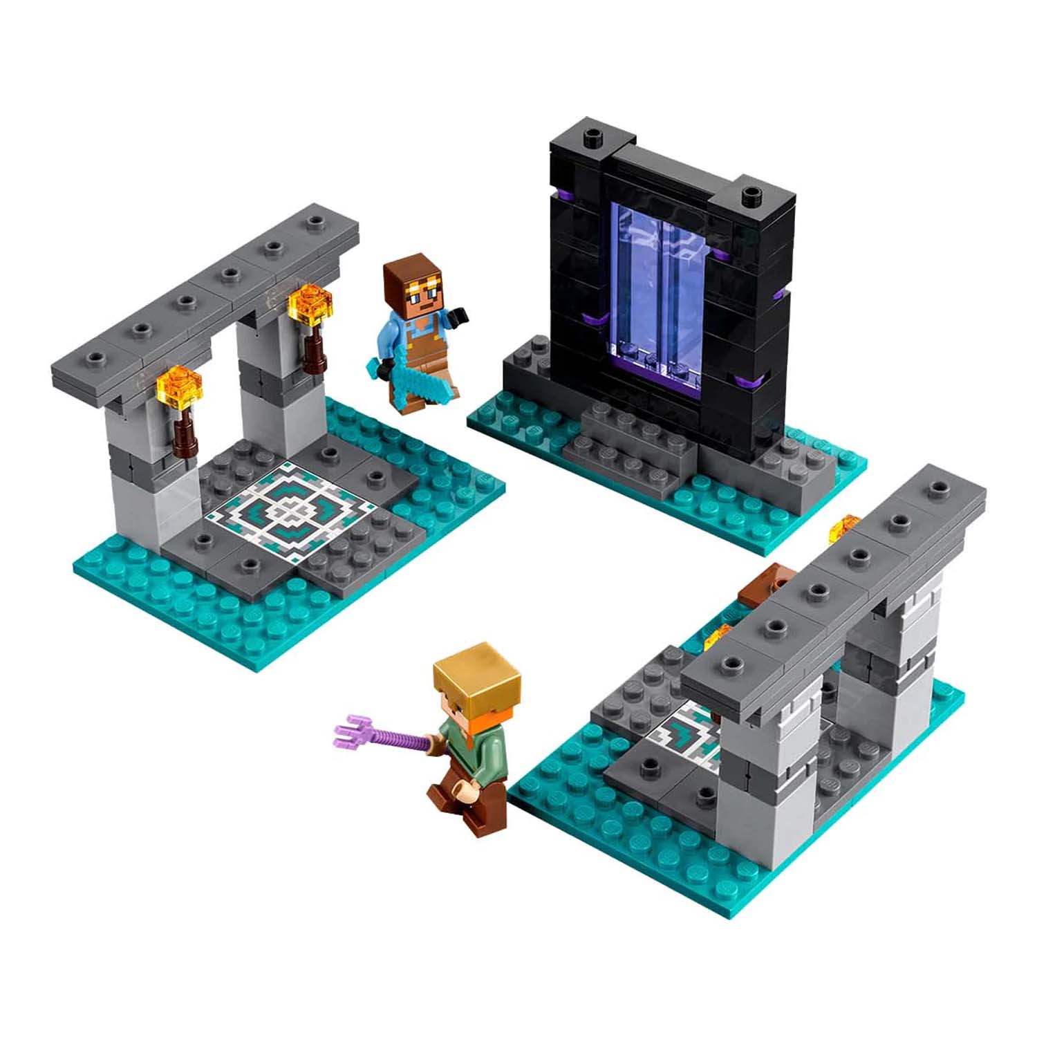 Конструктор LEGO Minecraft Оружейная палата блочный - фото 10