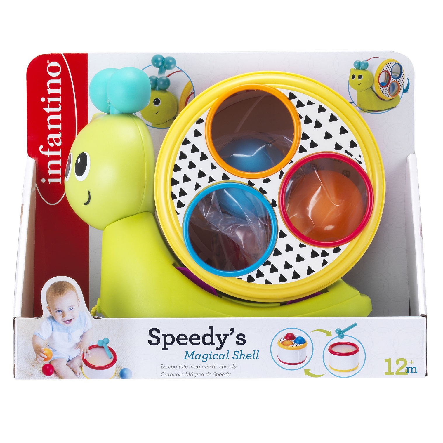 Игрушка INFANTINO каталка Улитка Спиди - фото 2