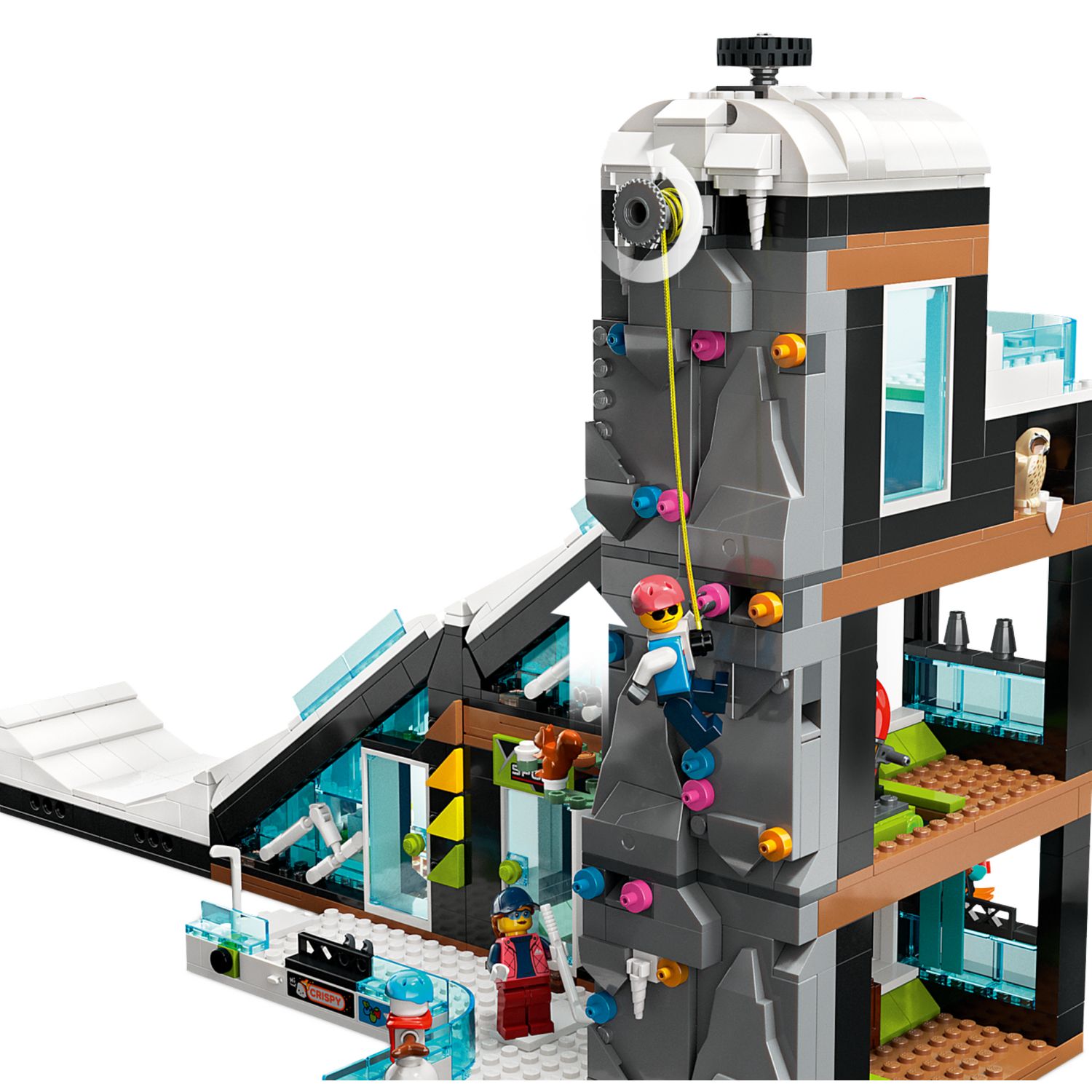 Конструктор LEGO City Ski and Climbing Center 1045 дет. - фото 5